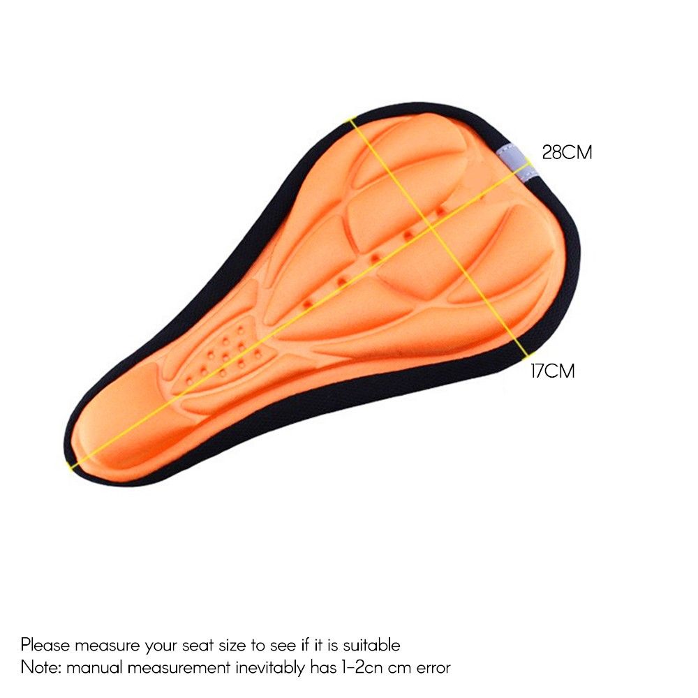 Bike Seat Covers Bicycle Sponge Cushion Cover Soft 3D High