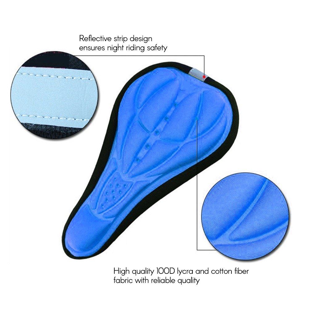 Bike Seat Covers Bicycle Sponge Cushion Cover Soft 3D High