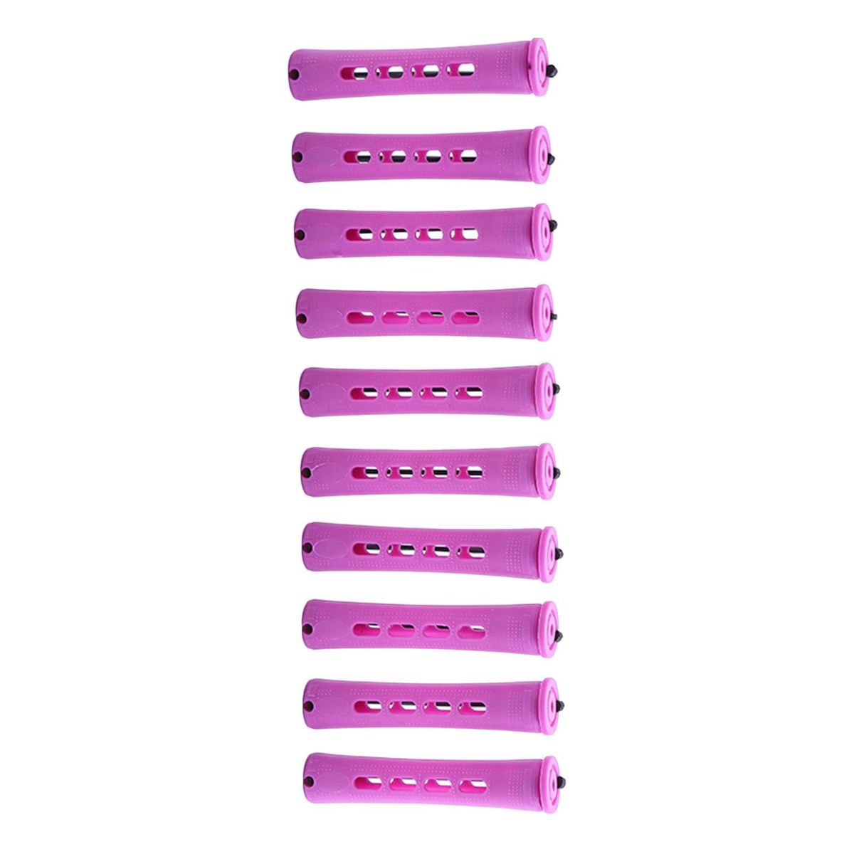 10Pcs Cold Wave Rods Perming Rods DIY Accessories Plum Red
