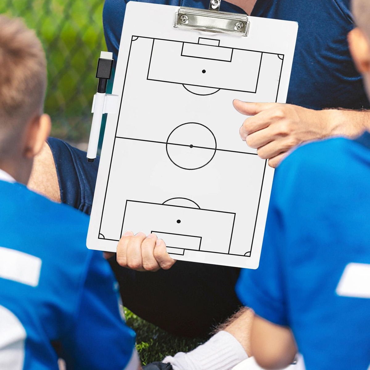Soccer Whiteboard Soccer Coaching Scoreboard Tactical Whiteboard Set