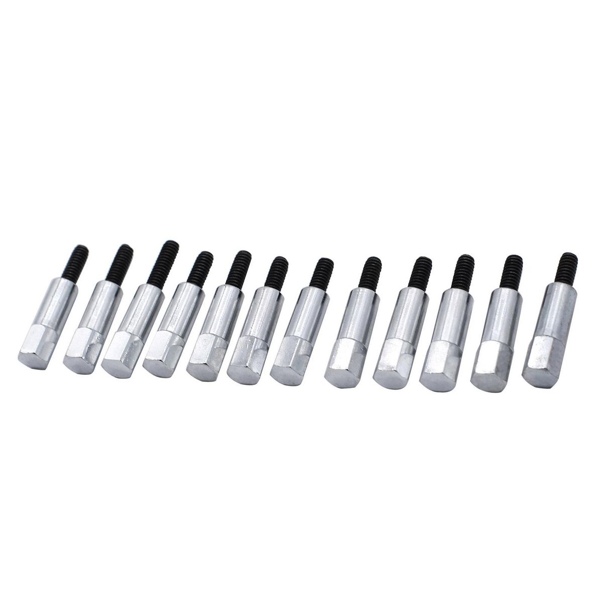 Chrome Valve Cover Bolt Set Replacement for Chevy 283 305 327 350 383 SBC Stud Kit 12 pcs/Set