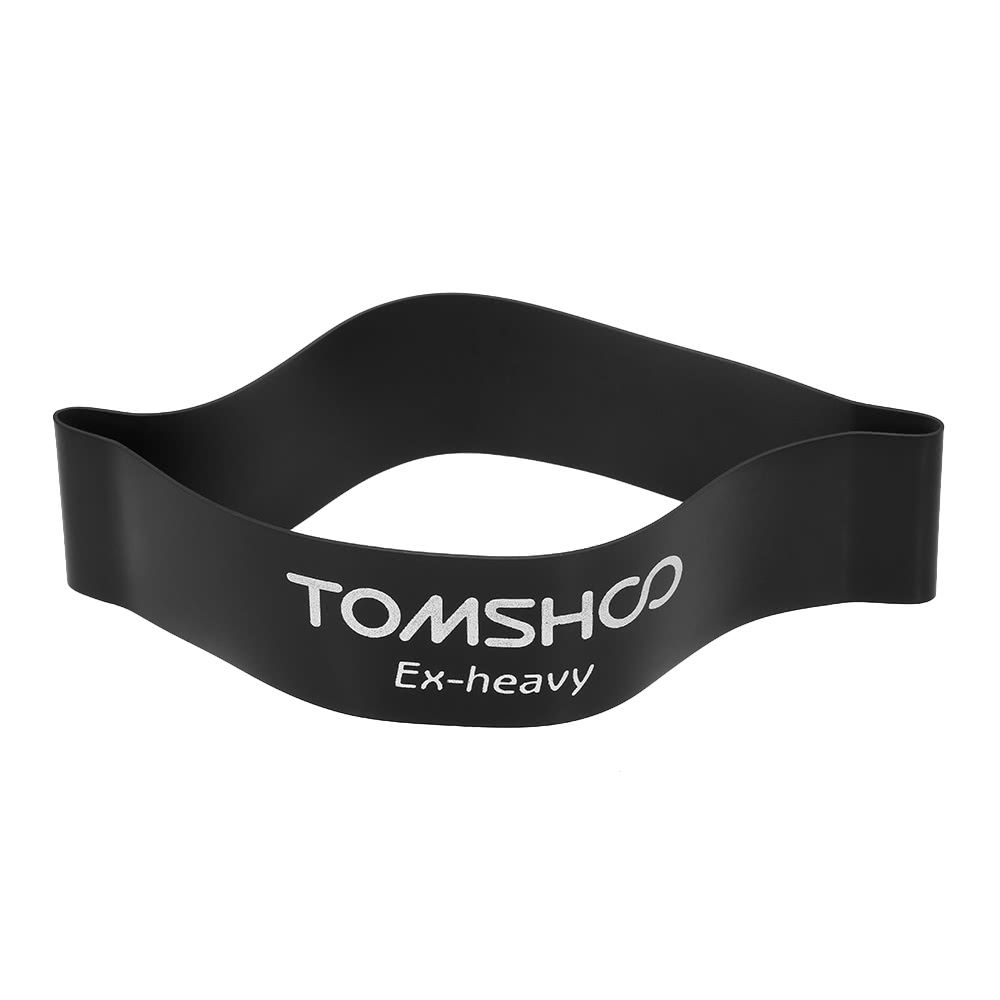 TOMSHOO Set Of 4 Exercise Resistance Loop Bands Latex Gym