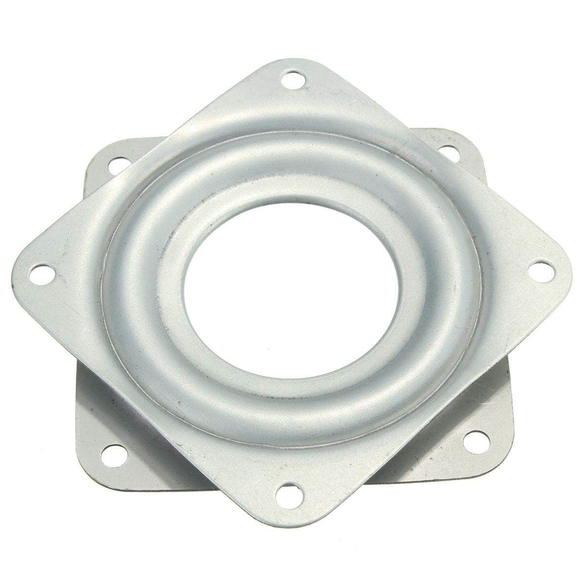 Heavy Duty Metal Bearing Rotating Swivel Turntable Plate TV Rack Desk Lazy Susan Square 3 Inch