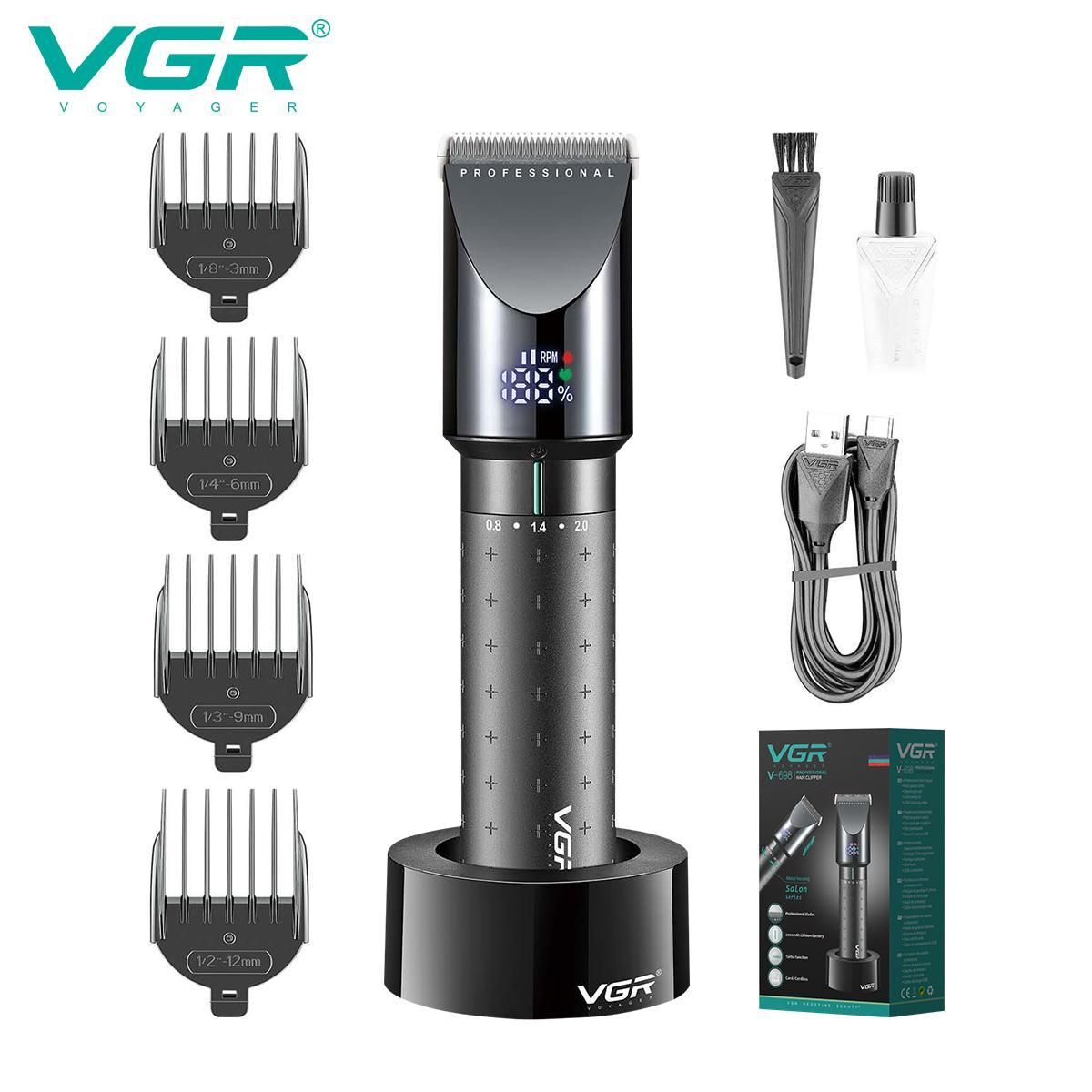 Hair Clipper Professional Hair Trimmer Hair Cutting Machine Cordless Barber