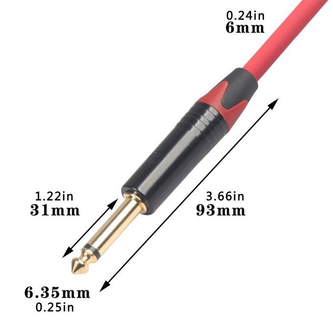 Male To Male Audio  Able Guitar B  Audio  Able Musi Al Audio  Able-red-5m