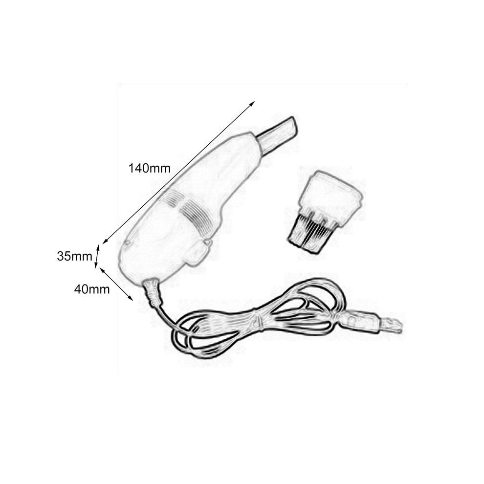 MT Mini USB Vacuum Keyboard Cleaner Dust Collector Laptop Computer Cleaning Wipe-Sky Blue