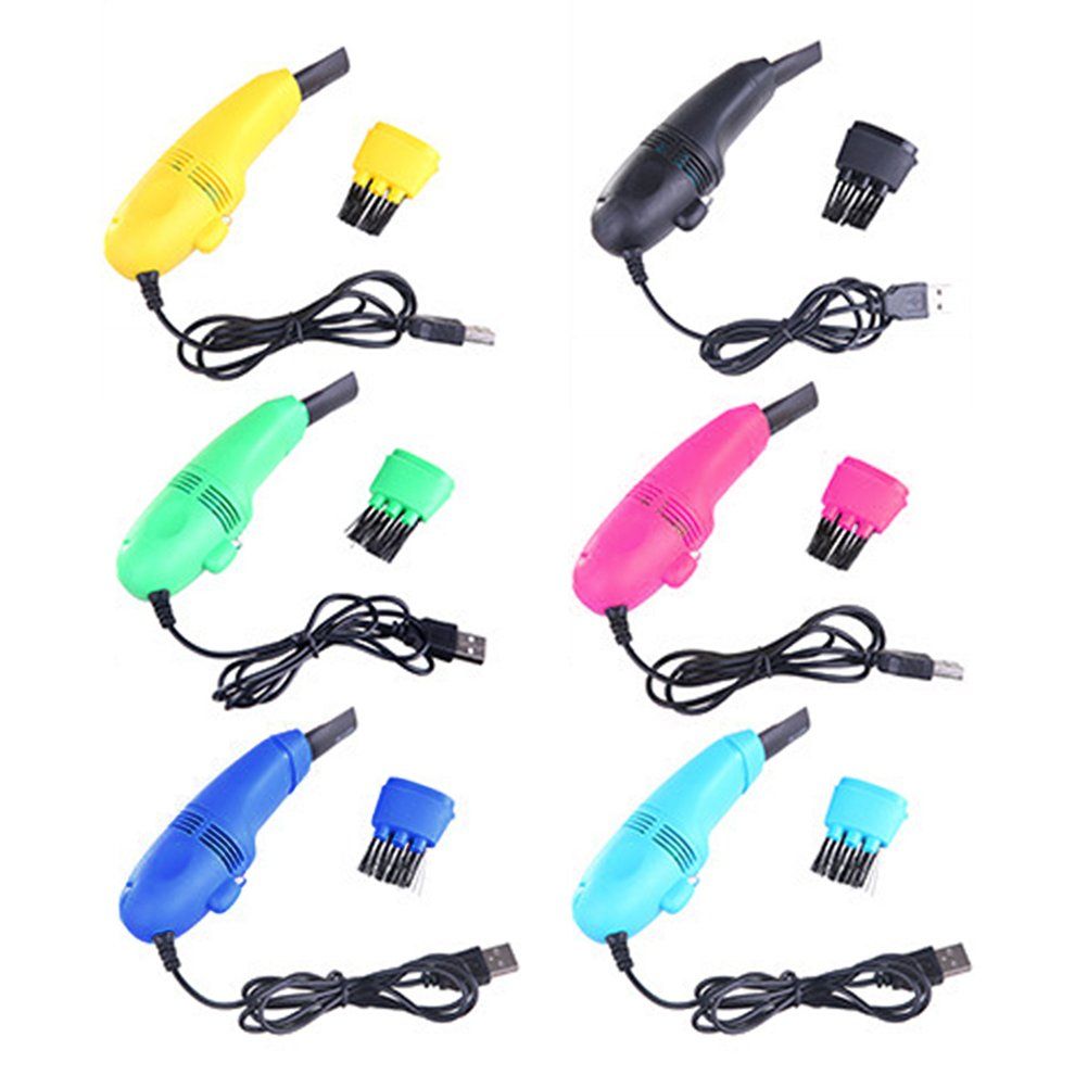 MT Mini USB Vacuum Keyboard Cleaner Dust Collector Laptop Computer Cleaning Wipe-Sky Blue