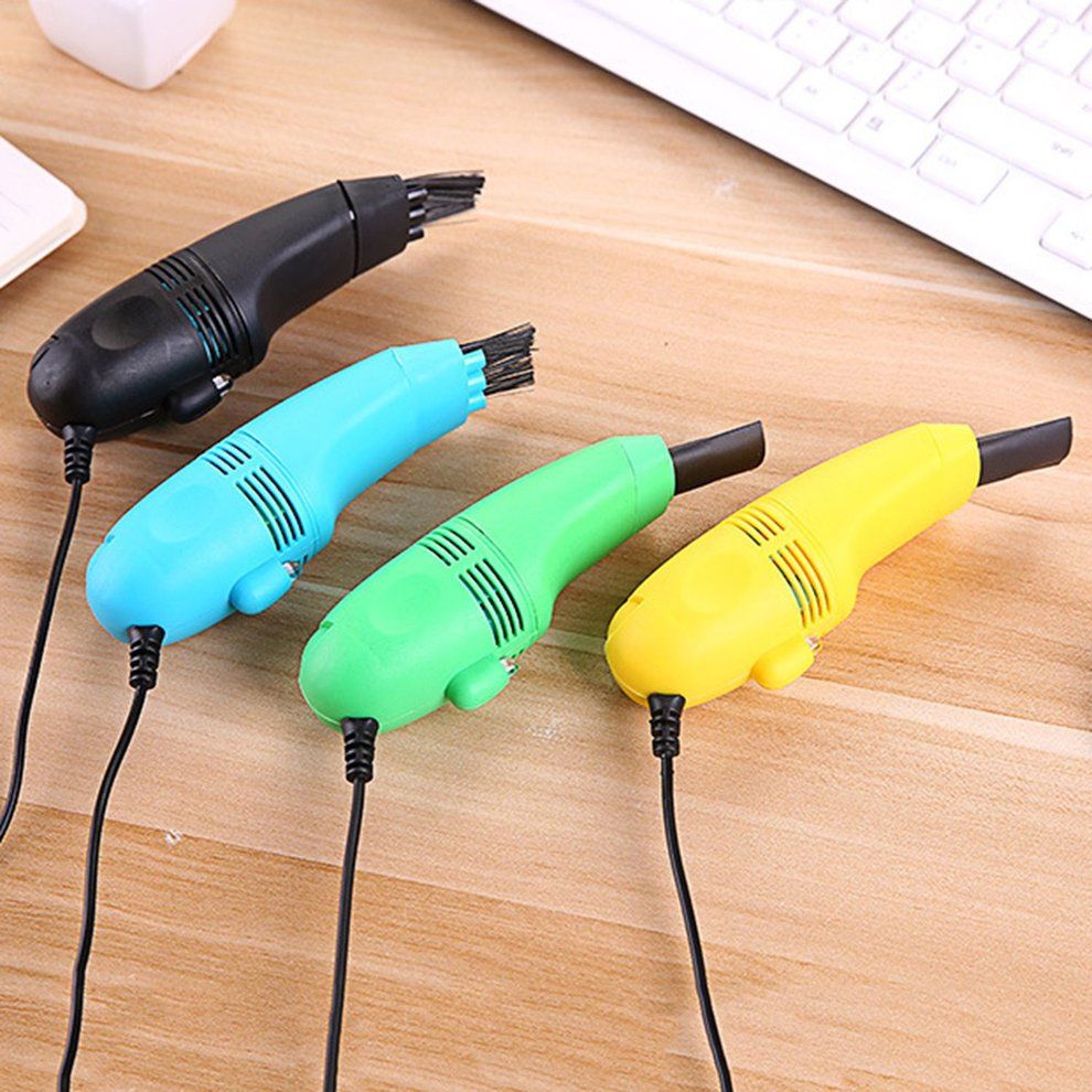 MT Mini USB Vacuum Keyboard Cleaner Dust Collector Laptop Computer Cleaning Wipe-Sky Blue