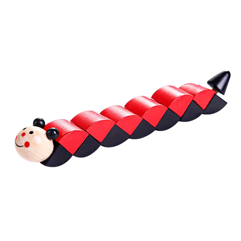 Cartoon Wooden Twist Insect Bee Snake Flexible Puzzles Educational Kids Toy