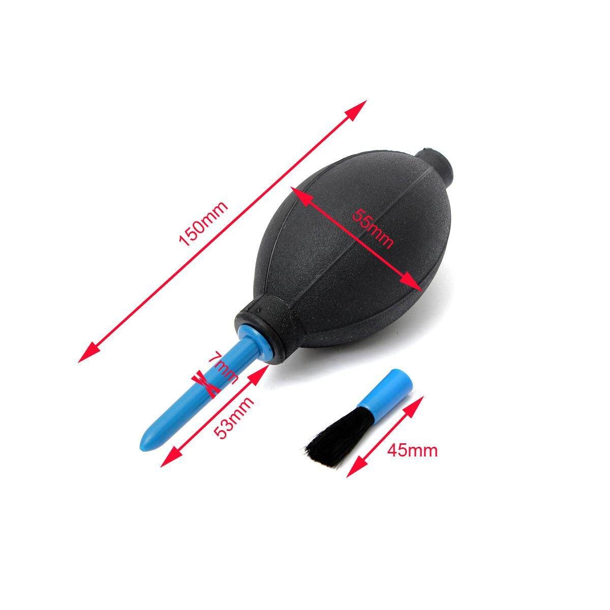 Rubber Air Blower Pump Cleaner Cleaning For SLR/Camera/Lens + Dust Brush New