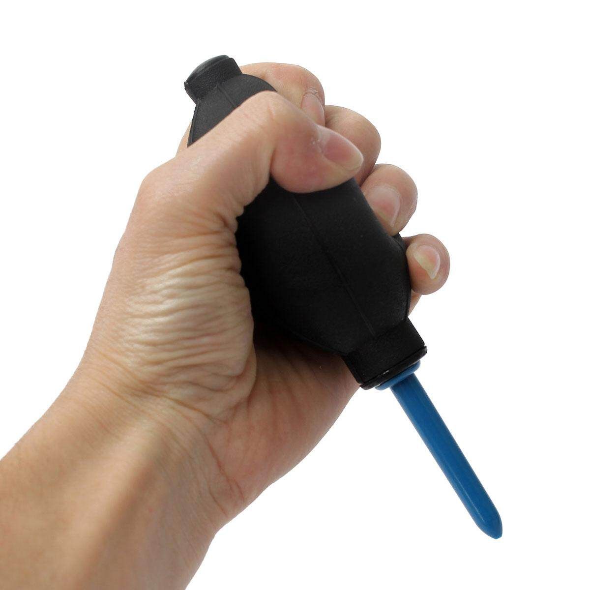 Rubber Air Blower Pump Cleaner Cleaning For SLR/Camera/Lens + Dust Brush New