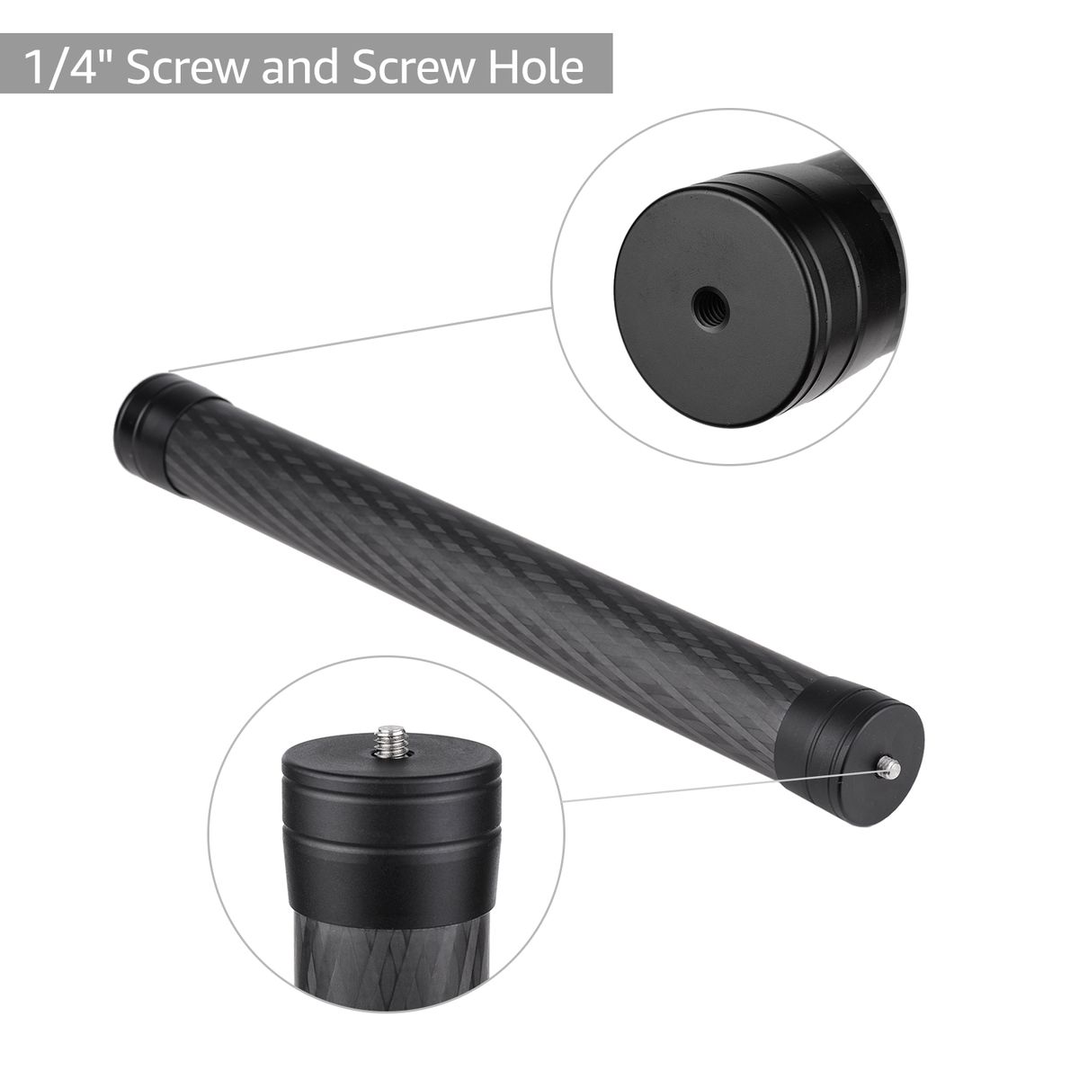 Stabilizer Extension Rod Carbon Fiber Bar Universal Handheld