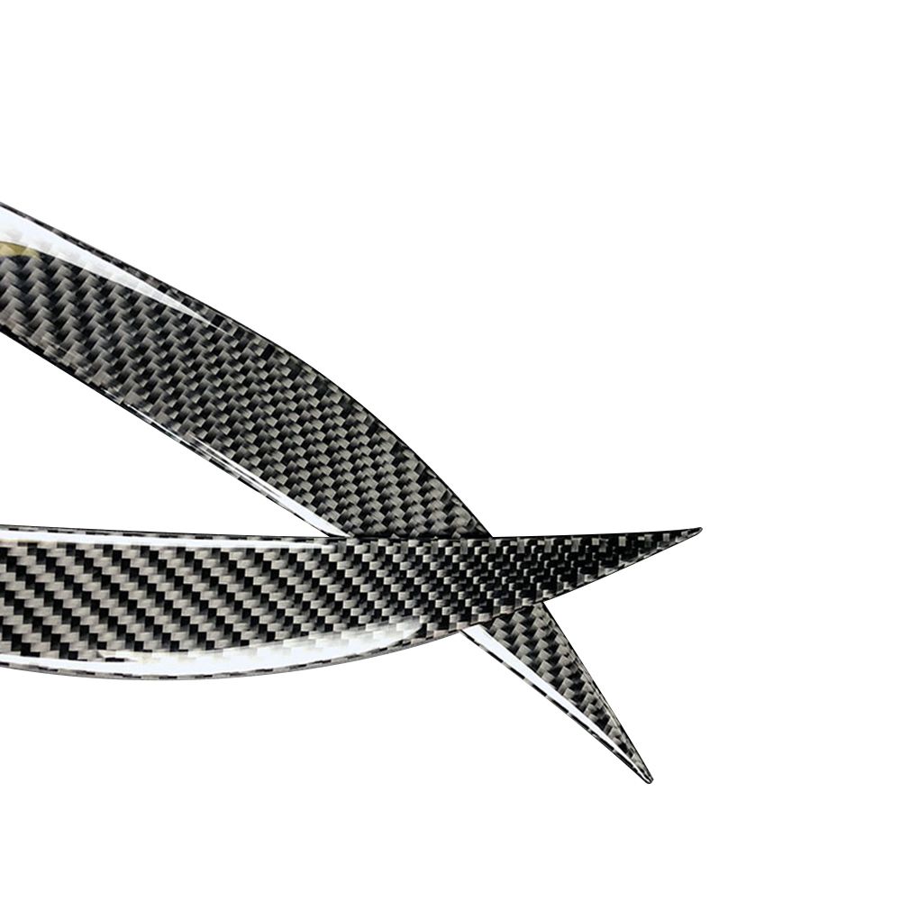 Carbon Fiber Headlights Eyebrows Eyelids For BMW F30 320i