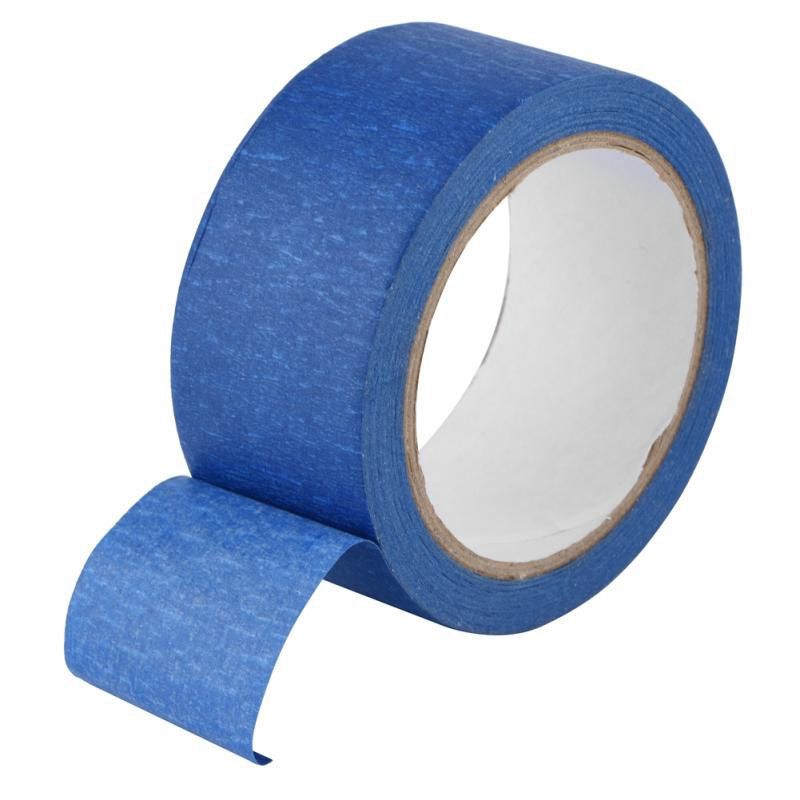 48Mm X 30M Resistant Adhesive Blue Ing Tape Heat Crepe Paper For 3D Printer Traceable,Writable Clothing Labels