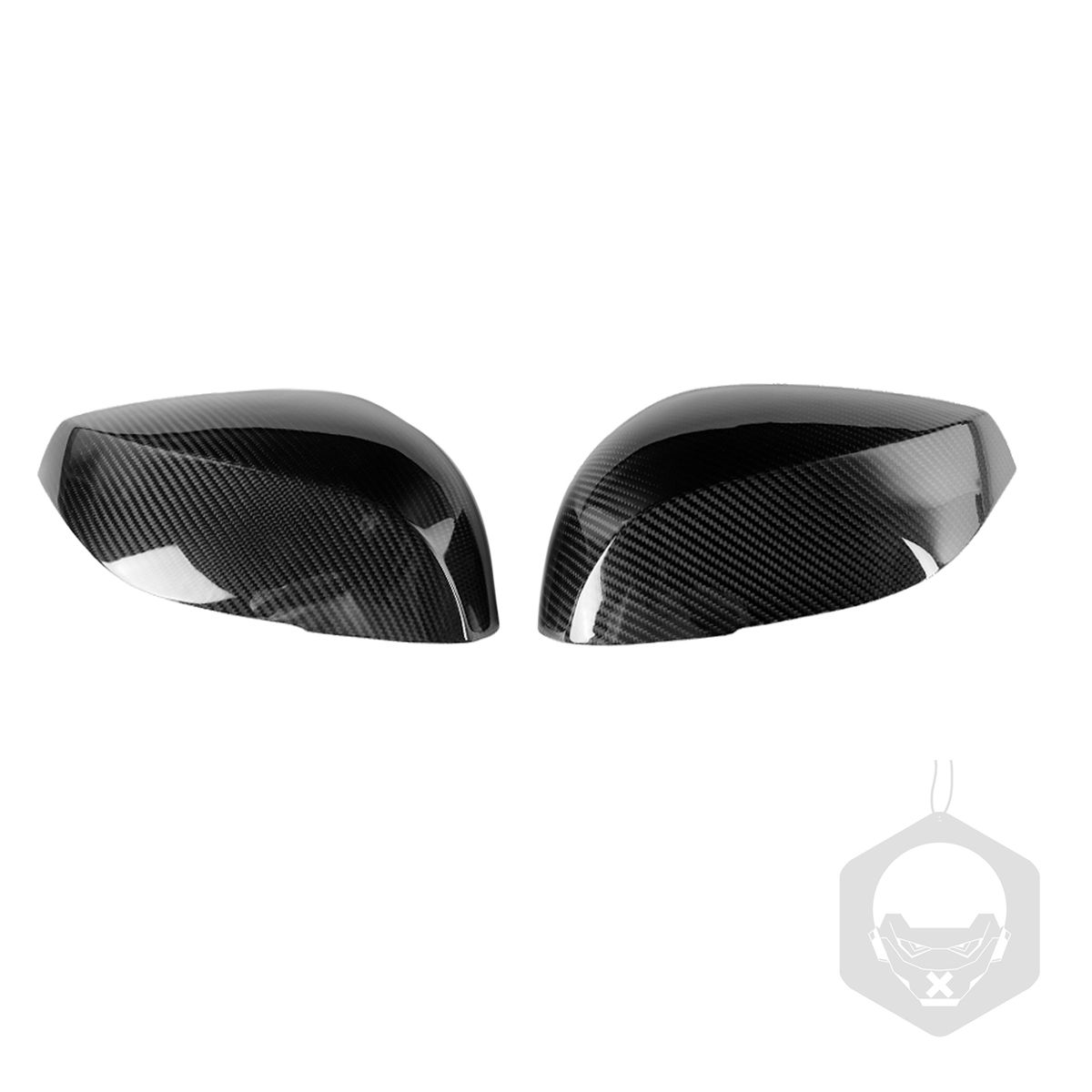 Carbon Fiber Rear Mirror Stickers Replacement For Infiniti
