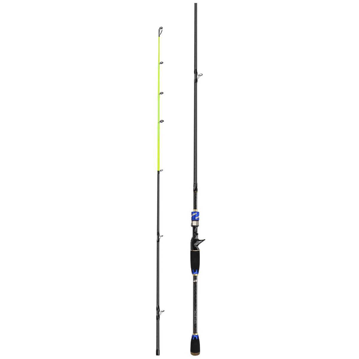 Carbon Fiber Casting Rods Durable Lightweight Casting Fishing Rod Portable 4 Sections   Fishing Pole for Saltwater Freshwater