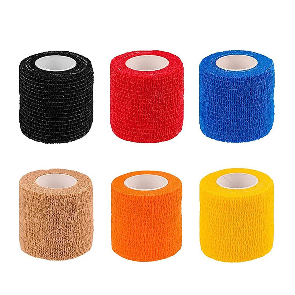 6 Rolls Self Adhesive Bandage Sports Tape 2 Inches X 5 Yards