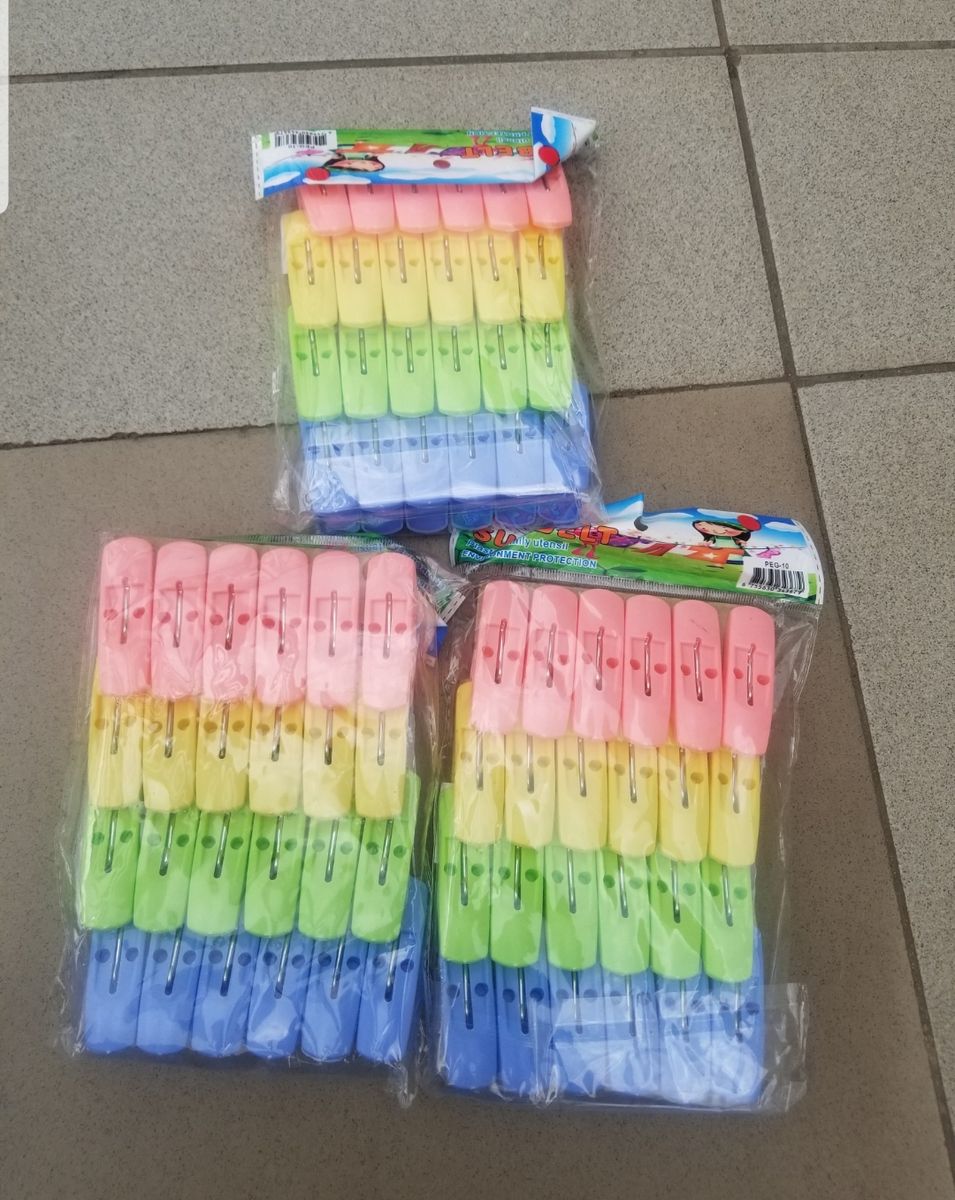 Cloth Pegs (72pcs) - 3packs