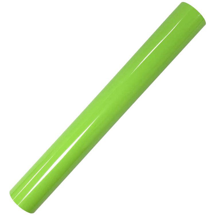12x12inch Fluorescence PU Heat Transfer Vinyl Lettering Film Hot Stamping HTV Rolls Bundle Cricut Silhouette Cameo DIY T Shirt-PU45 Light Green
