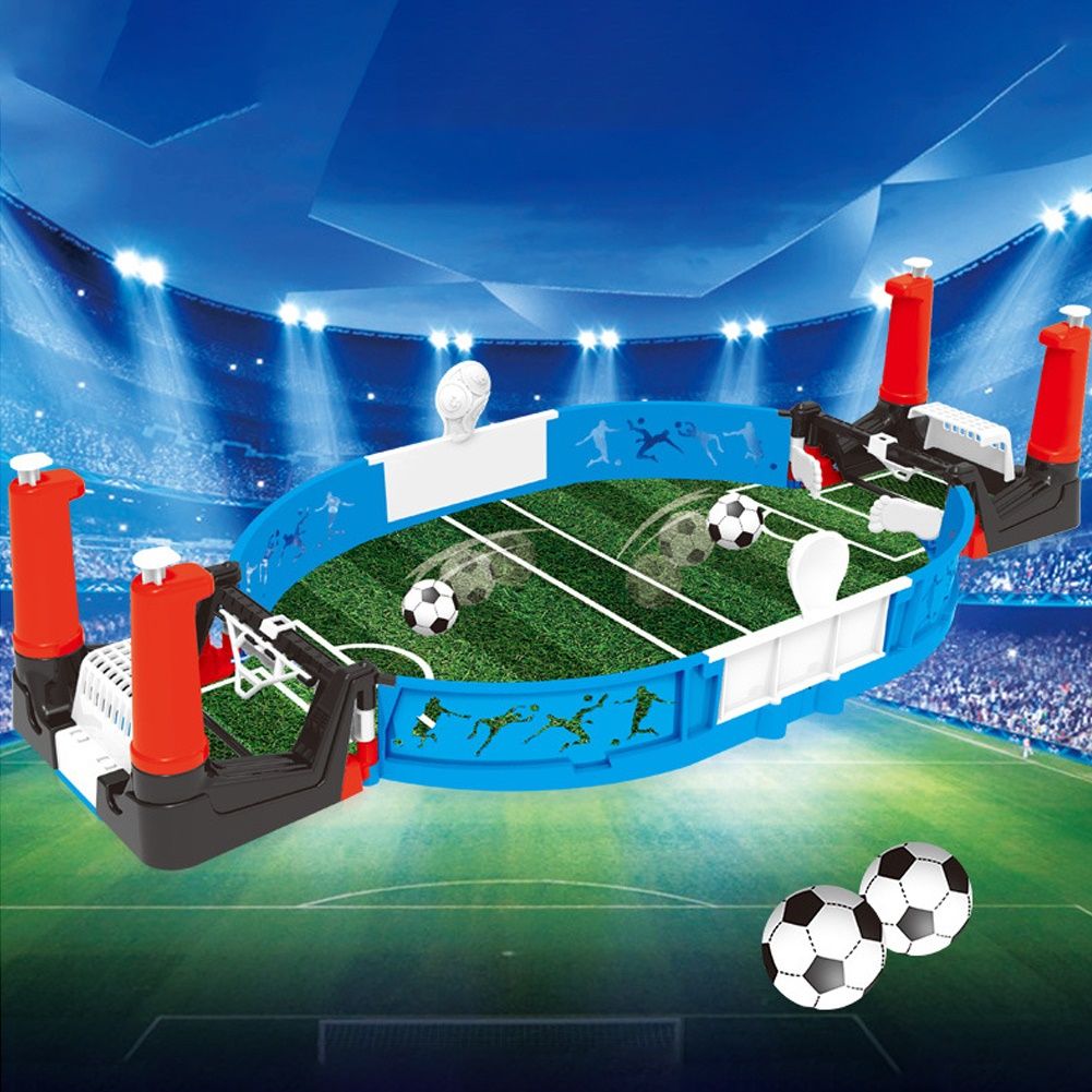 Kids 2-Player Competitive Soccer Football Field Board-Green