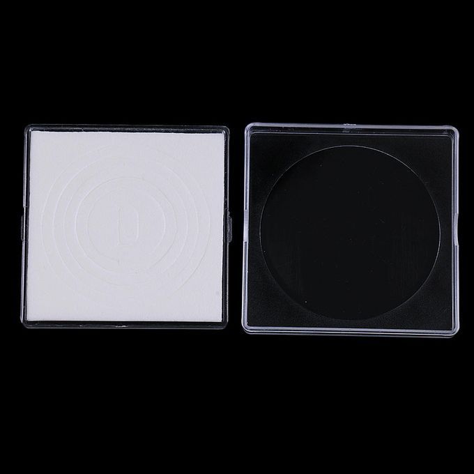 Plastic Clear  Box Collection Holder Case Storage For 17-37mm