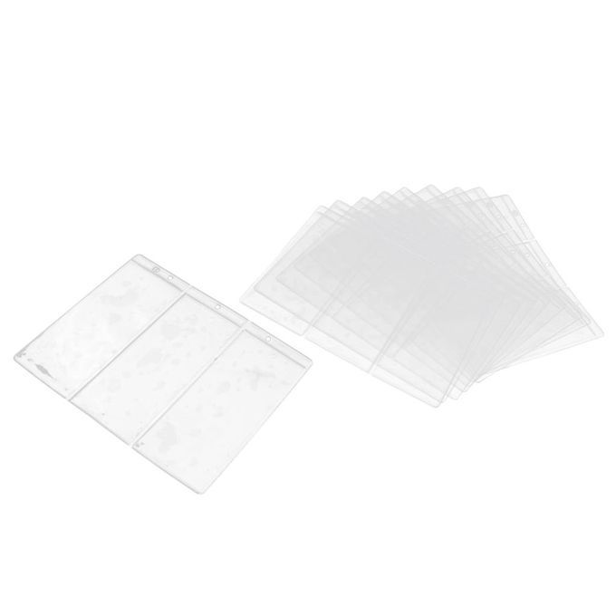3-Pocket  Pages - Pocket Size 8x18cm / 3.15x7.09inch- 10