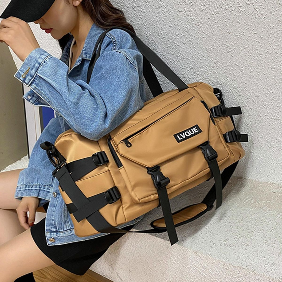 Luggage Bag Hand Luggage Travel Bag Organizer Khaki