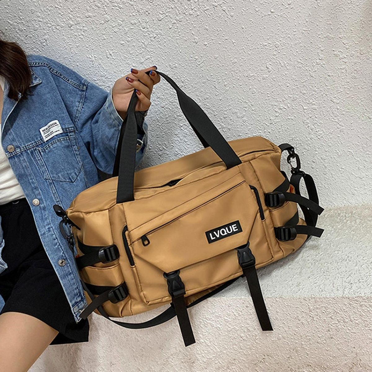 Luggage Bag Hand Luggage Travel Bag Organizer Khaki
