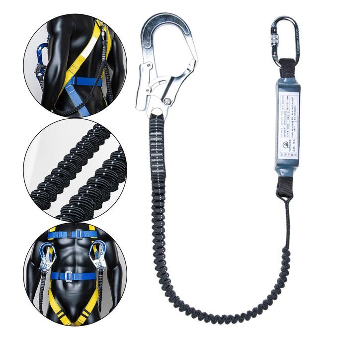 High Altitude Protective Climbing Fall Protection Single Belt Buffer