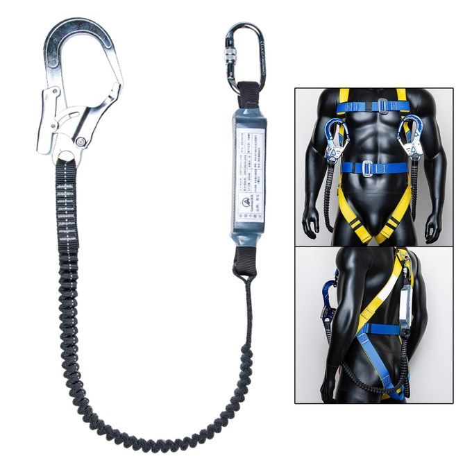 High Altitude Protective Climbing Fall Protection Single Belt Buffer