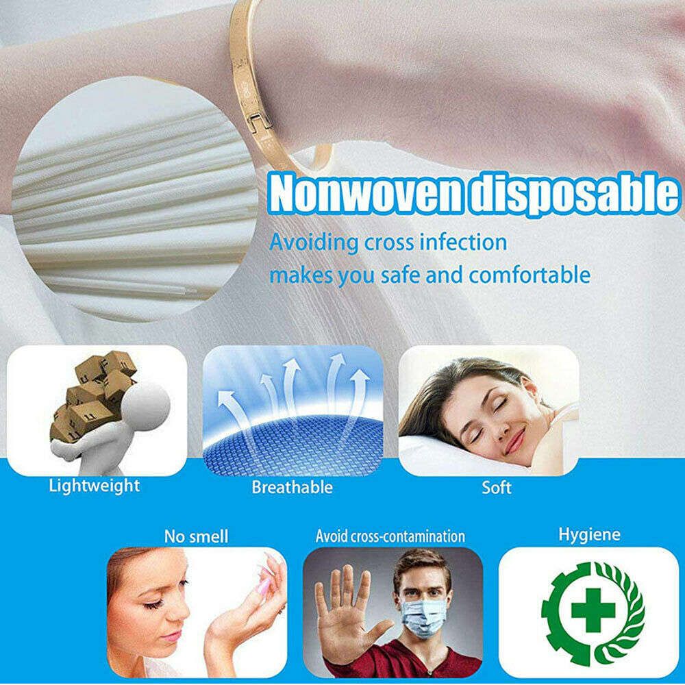 100Pcs NonWoven Disposable Waxing Bed Roll Sheet  Table Cover