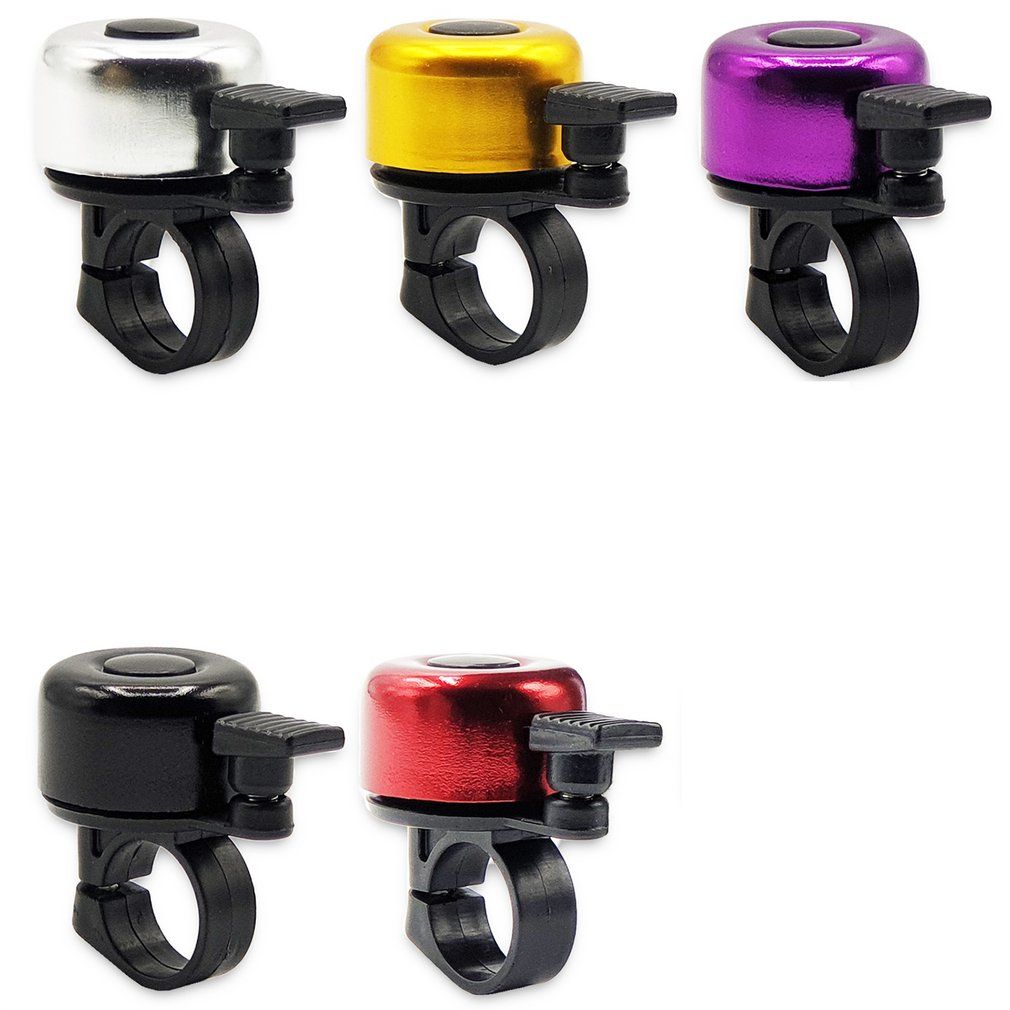 Bicycle Bell Ringing Bicycle Horn Children's MTB Steering Wheel Loud Ckear Sound Durable Powerful Cute For Kids Adults Black