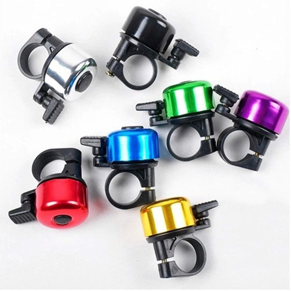 Bicycle Bell Ringing Bicycle Horn Children's MTB Steering Wheel Loud Ckear Sound Durable Powerful Cute For Kids Adults Black