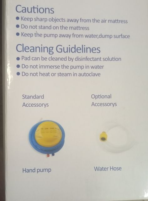 Water Mattress (Cure System For Bed Sores)