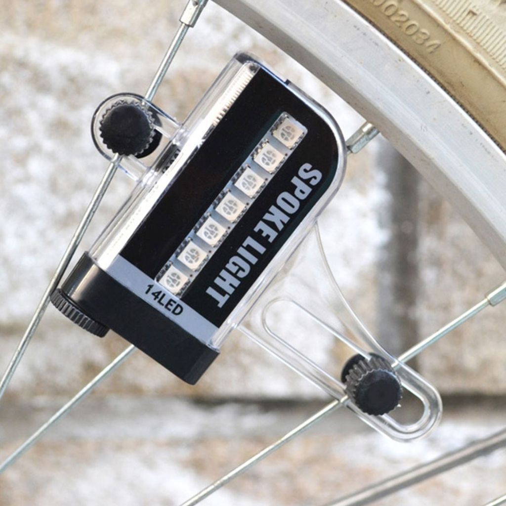 30 Changes LED Bicycle Bike Cycling Rim Lights Open Close Wheel Spoke