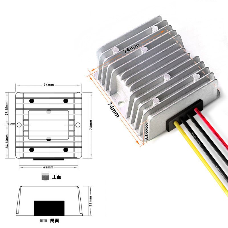 24V To 12V 10A DC DC Converter Step Down Voltage Regulator