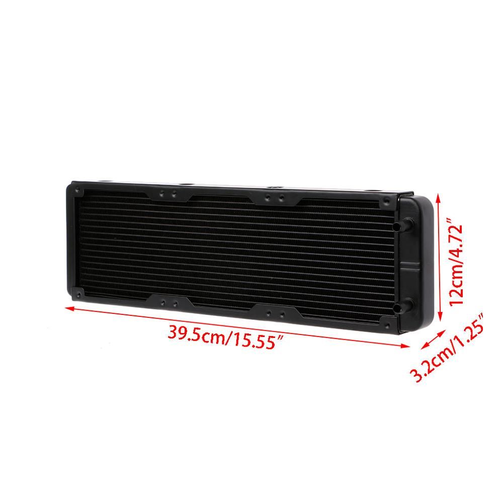Aluminum Computer Radiator Water Cooler Cooling For CPU GPU VGA RAM Heatsink Exchanger Liquid Cooler 360mm