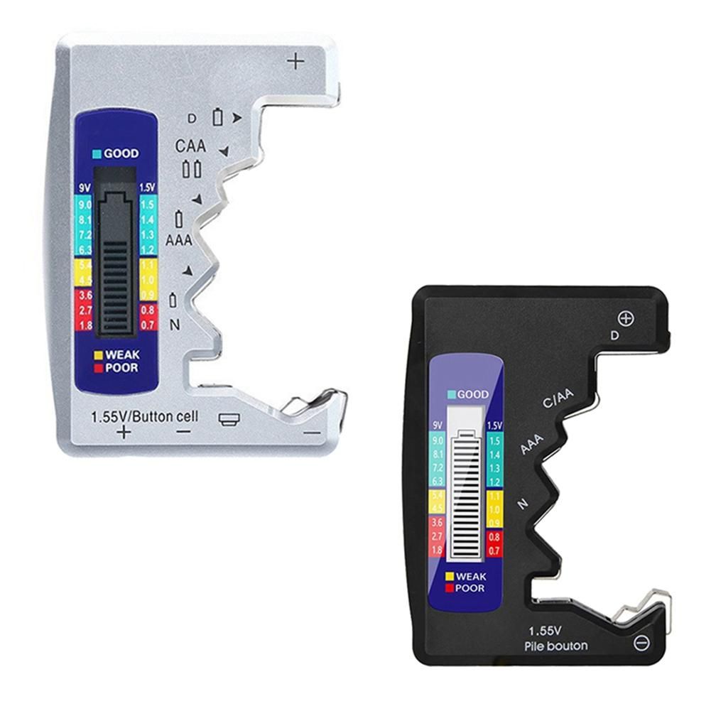 BT-886 Battery Tester Battery Powertester Dry Battery No5 No5 Digital Display Voltage Tester BT-886 Silver