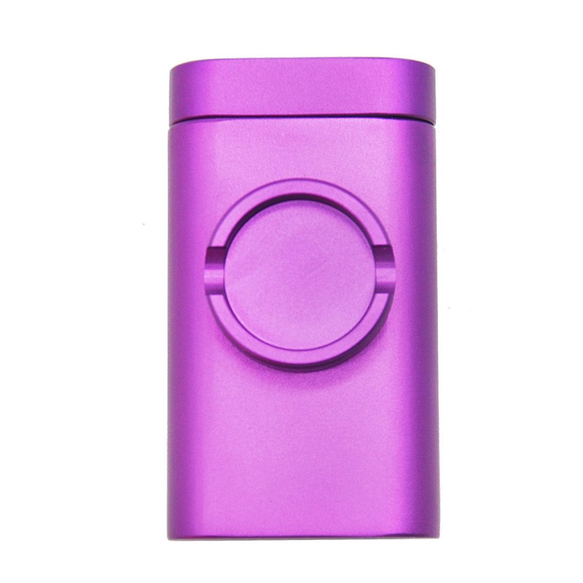 Abrader Storage Box Mini Grinder with Storage Box Purple