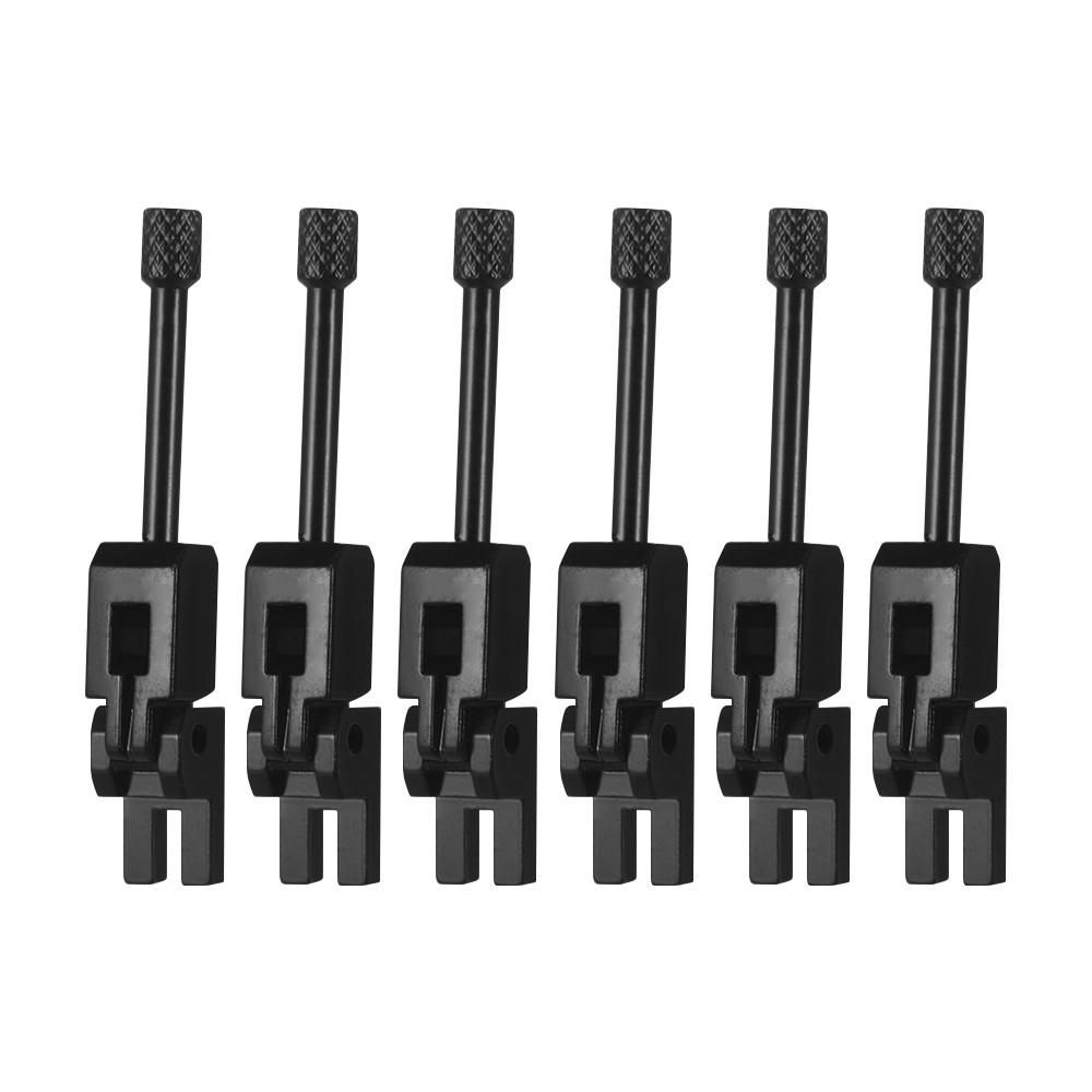 6pcs Electric Guitar Tremolo Bridge Locked String Saddles String Lock Guitar Parts Accessories