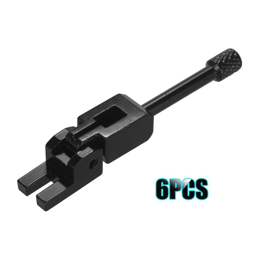 6pcs Electric Guitar Tremolo Bridge Locked String Saddles String Lock Guitar Parts Accessories