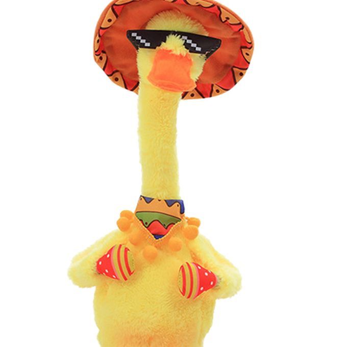 Electric Dancing Talking Duck Plush Toy Swing Animal A Chinese USB