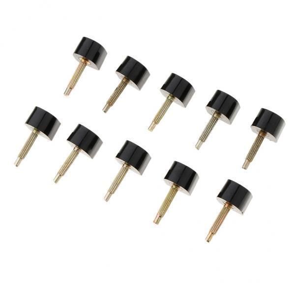 2x Set Of 10 Pair Ladies Black Heel Plate Spare Heel For High-Heeled