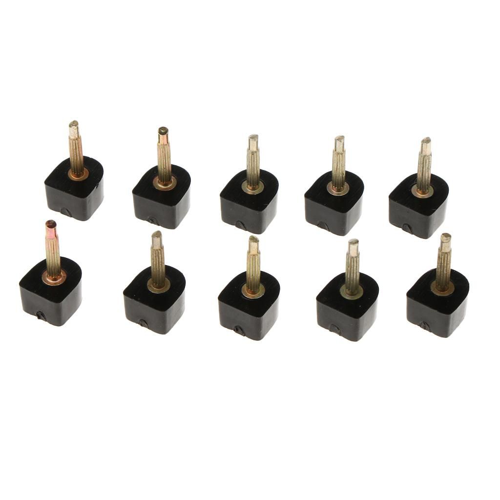 2x Set Of 10 Pair Ladies Black Heel Plate Spare Heel For High-Heeled