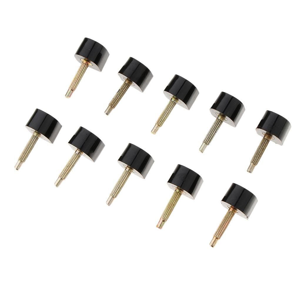 2x Set Of 10 Pair Ladies Black Heel Plate Spare Heel For High-Heeled