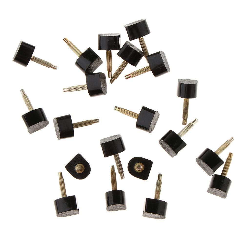 2x Set Of 10 Pair Ladies Black Heel Plate Spare Heel For High-Heeled