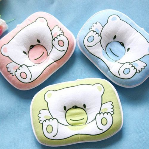 Newborn  Prevent Flat Head Anti Roll Pillows ( ONE PIECE)