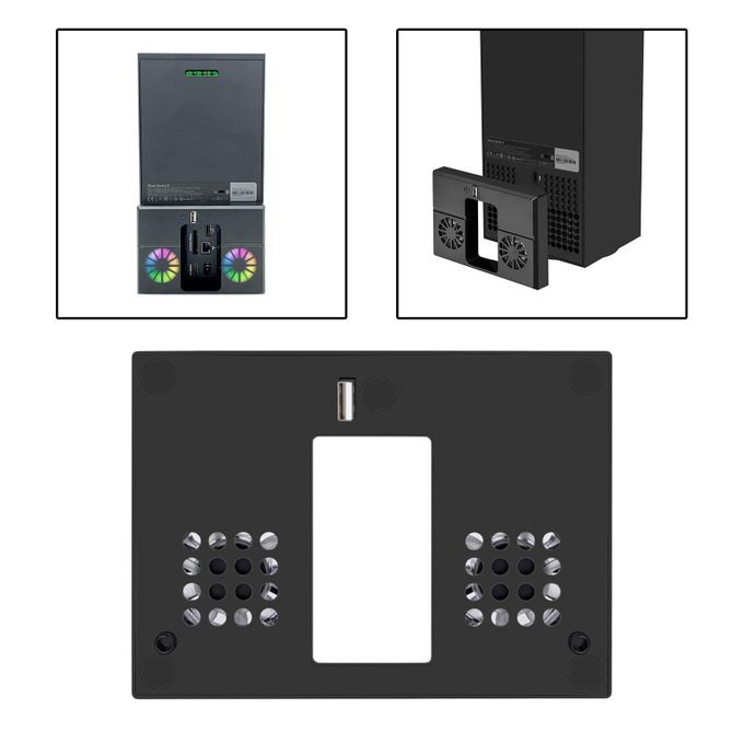 RGB Cooling Fan Stand External USB Radiator For Xbox Series X