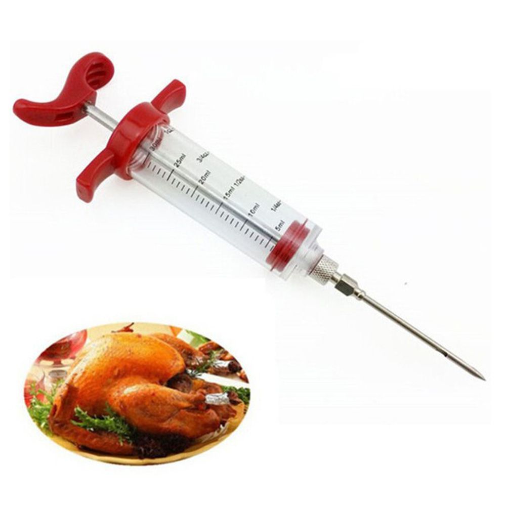 Meat Injector Syringe Marinade Turkey Seasoning Injector