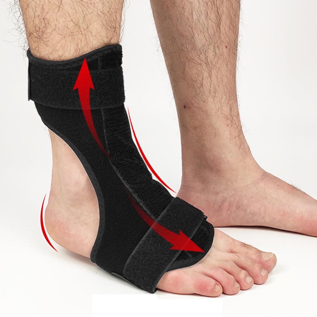 Adjustable Foot Drop Orthosis Brace Ankle Support Sprain Stroke